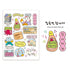 1 Sheet Cartoon Sticker Cute Style Doodle Mouse Collection Sticker