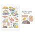 1 Sheet Cartoon Sticker Cute Style Doodle Mouse Collection Sticker