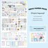 230 Sheets Insta Style Scrapbook Kit Recording Life Themed