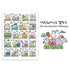 1 Sheet Cartoon Sticker Cute Style Doodle Mouse Collection Sticker