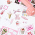 20 Sheets Pre-Cut Sticker Book Cute Cartoon Cake Stickers