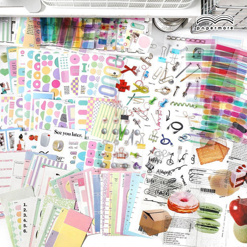 230 Sheets Insta Style Scrapbook Kit Recording Life Themed