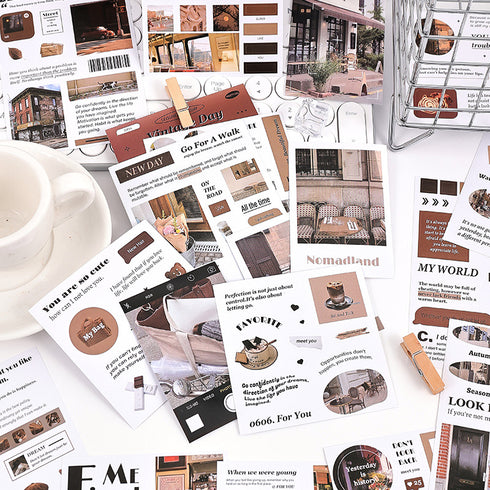 20 Sheets Sticker Pack Insta Style Relaxing Holiday Themed