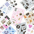 20 Sheets Pre-Cut Sticker Book Cute Cartoon Cake Stickers