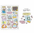1 Sheet Cartoon Sticker Cute Style Doodle Mouse Collection Sticker