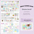 230 Sheets Insta Style Scrapbook Kit Recording Life Themed
