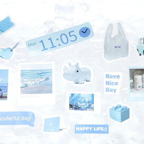 20 Sheets Pre-Cut Sticker Book Cute Cartoon Cake Stickers