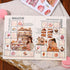 PET + Wash Material Coil Sticker Book| Vintage Style