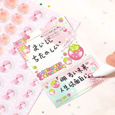 72 Sheets No Repeated Die Cut Sticker Book| 3 Materials| Cute Style