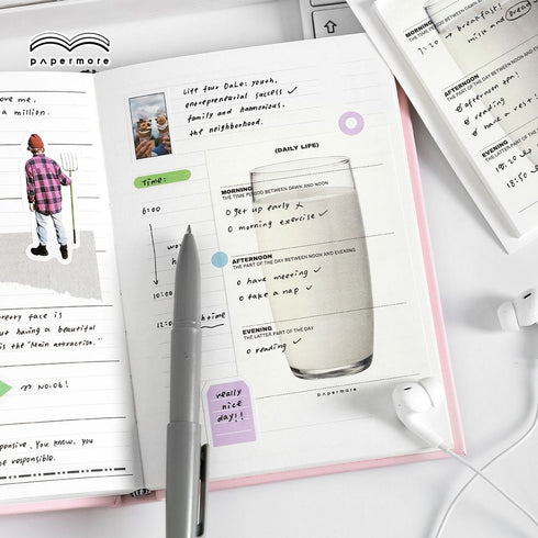 30 Sheets - Stickies Notes Pack | Today Themed Stationery INS Style