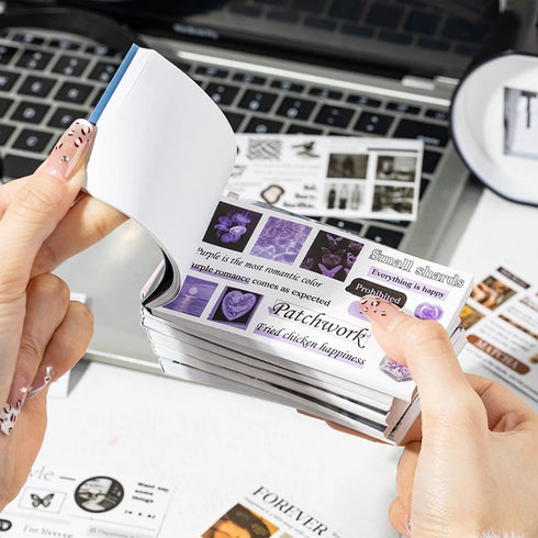 30 Sheets no duplicates portable Sticker Book | ins style