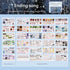 30 Sheets no duplicates portable Sticker Book | ins style