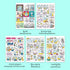 1 Sheet Cartoon Sticker Cute Style Doodle Mouse Collection Sticker