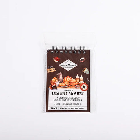 PET + Wash Material Coil Sticker Book| Vintage Style