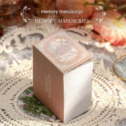 360 Sheets - Scrapbooking Paper Mini Book | Vintage Plant Themed