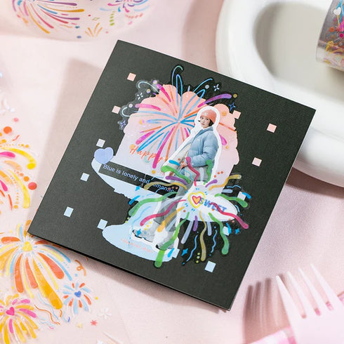 1 Roll Die-cut PET Tape | Firework Style