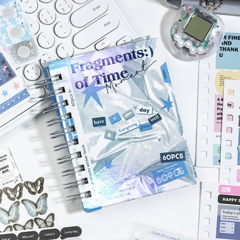 60 Sheets 5 Material Sticker Book | Basic & Cute & Ins Style