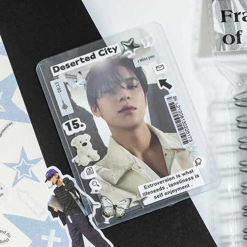 60 Sheets 5 Material Sticker Book | Basic & Cute & Ins Style