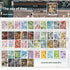 45 Sheets no duplicates - 3 kinds of Coating Sticker Book|Japanese Retro Style