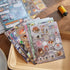 45 Sheets no duplicates - 3 kinds of Coating Sticker Book|Japanese Retro Style