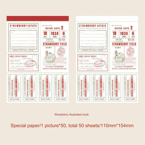 Retro Scrapbook Background Paper | Baroque Theater Themed & Tearable Lined