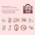 30 Pcs - Retro Sewing Scrapbook Stickers Box | Handmade Theme