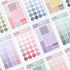 4 Sheets - Scrapbook Sticker Pack | Round & Square Dot Shape Stickers