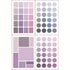 4 Sheets - Scrapbook Sticker Pack | Round & Square Dot Shape Stickers