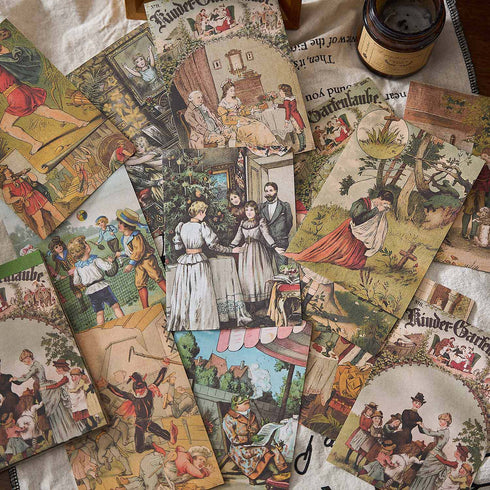 60 Sheets - Scrapbook Paper | Vintage Memory Themed