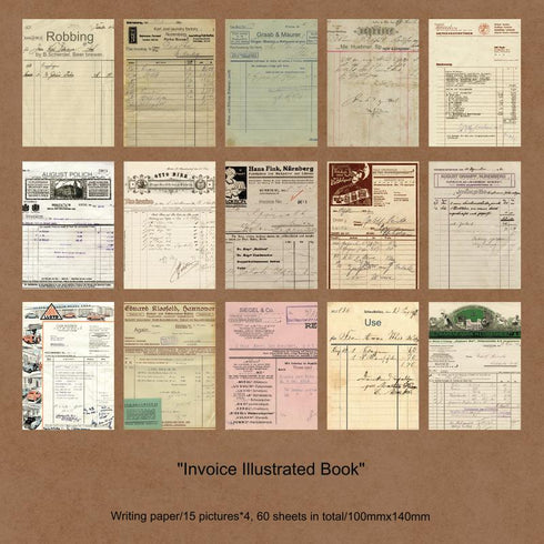 60 Sheets - Scrapbook Paper | Vintage Memory Themed