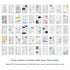 50 Sheets - PET Die Cut Sticker Book | Ballet & Insta Style