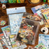 30 sheets A6 Die Cut Sticker Books | Japenese Retro Showa Style