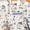20 Sheets - PET Die Cut Sticker Book |School Life Style