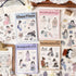 20 Sheets - PET Die Cut Sticker Book |School Life Style