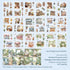 54 Sheets Multi Material Stickers Book| Vintage Style