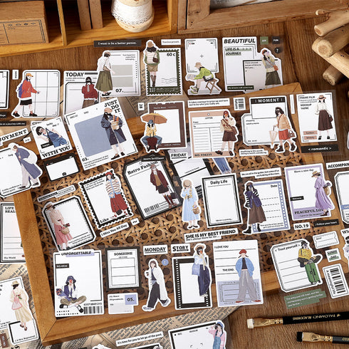 6 Sheets - Writable Sticky Note Pack | INS Note Themed Style