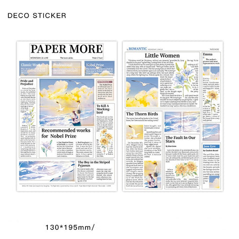 2 Sheets Insta Island Magazine Style DIY Deco Stickers