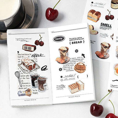 2pcs Grocery Store Series Deco Stickers