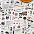 2 Sheets Life Style Series DIY Stickers